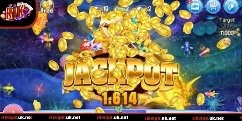 Bắn cá ăn xu Rikvip: Giải trí nhẹ nhàng, tích xu đều tay