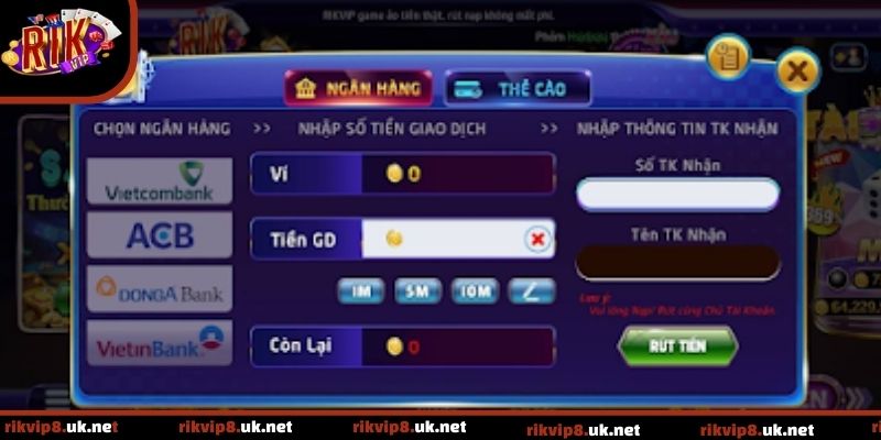 Nạp tiền Rikvip: Hướng dẫn chi tiết, an toàn và dễ thực hiện