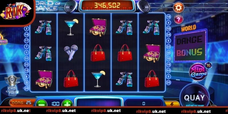 World Of Dance Rikvip là trò chơi nổ hũ sân khấu đáng chú ý năm 2026