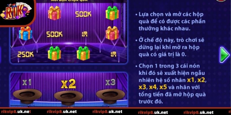 World Of Dance Rikvip cho phép điều chỉnh mức đặt linh hoạt 